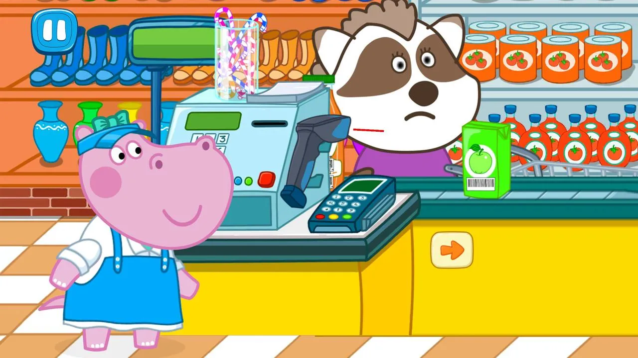 Hippo: Supermarket cashier | Indus Appstore | Screenshot