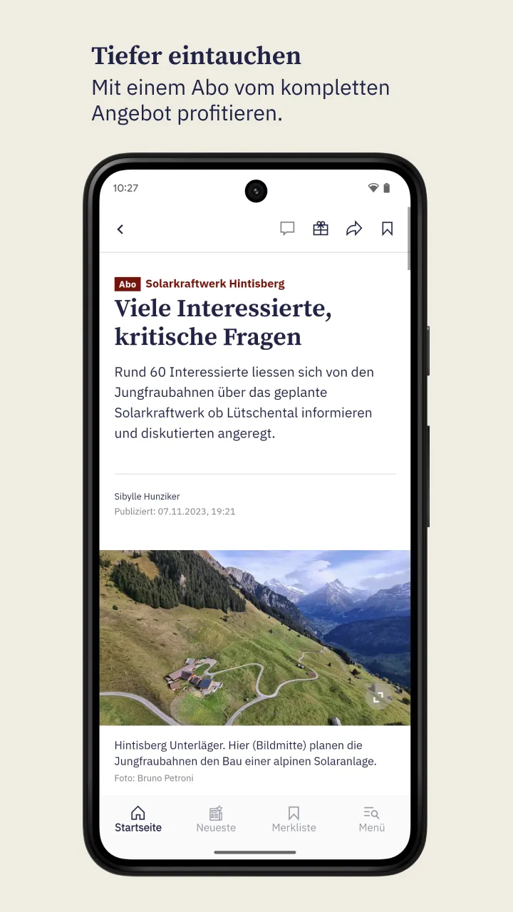 Berner Oberländer - News | Indus Appstore | Screenshot