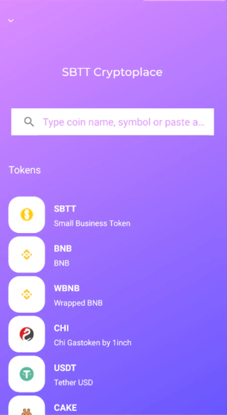 SBTT Cryptoplace | Indus Appstore | Screenshot