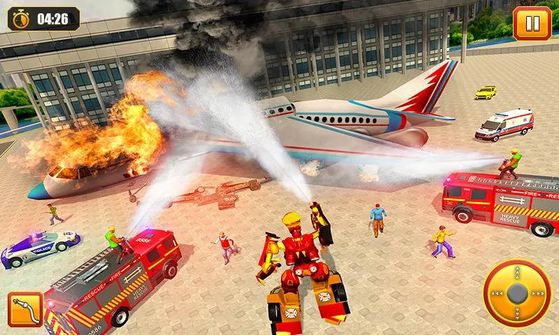 Firefighter Robot Rescue Hero | Indus Appstore | Screenshot