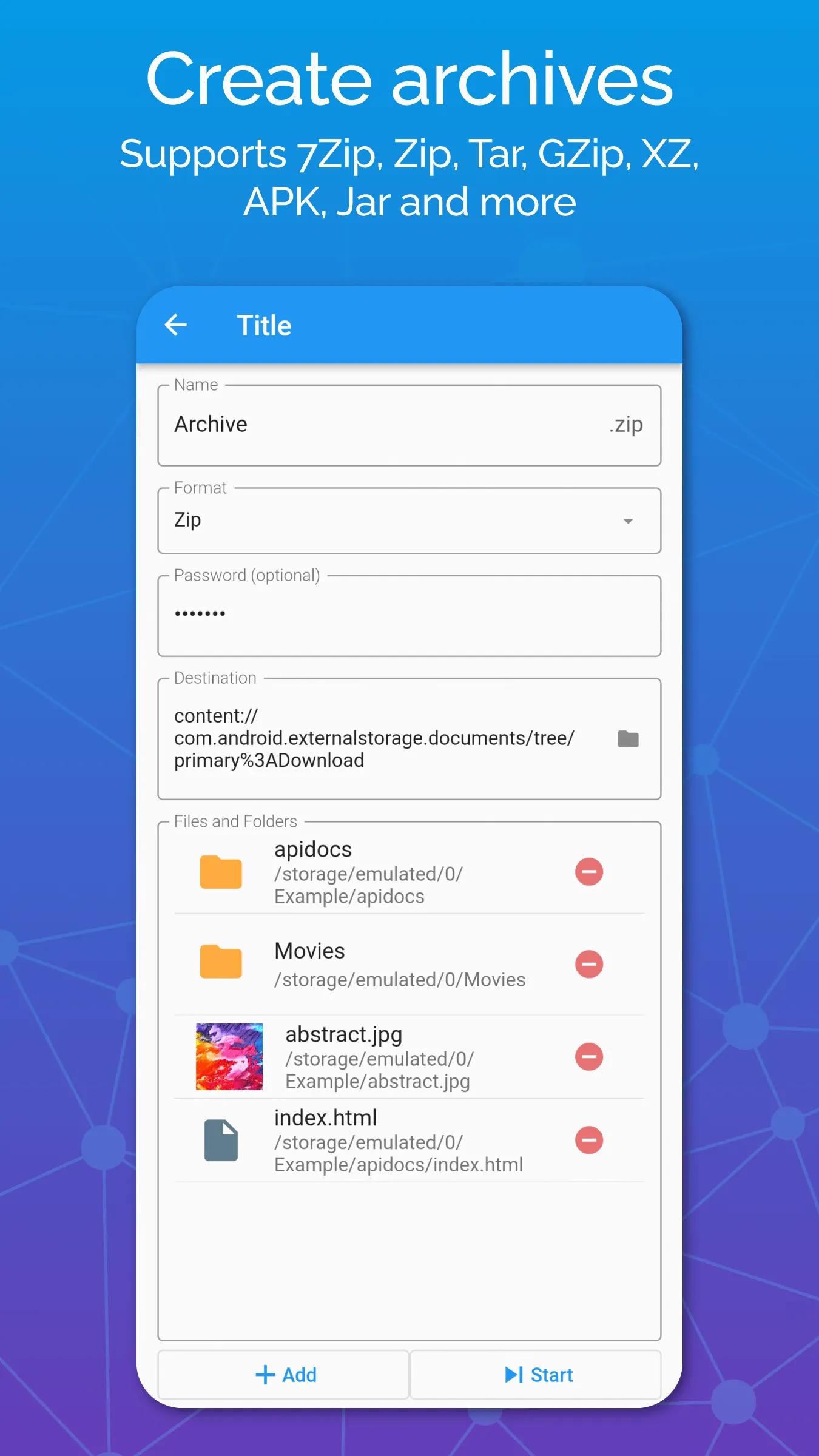 7Z: Zip 7Zip Rar File Manager | Indus Appstore | Screenshot