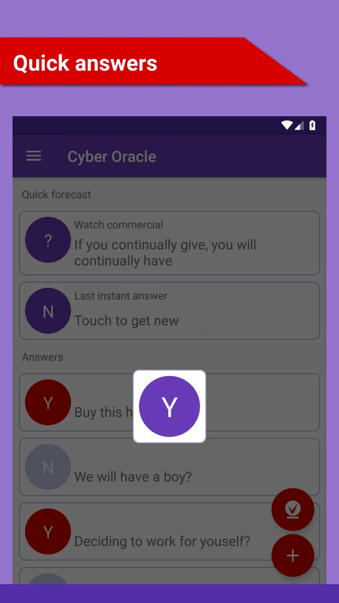 Cyber Oracle - Yes / No | Indus Appstore | Screenshot