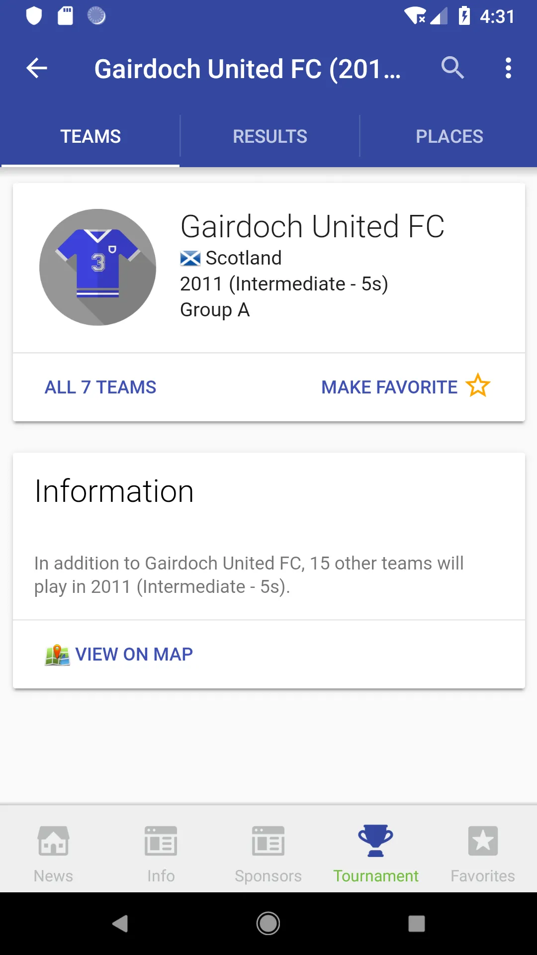 The Edinburgh Cup | Indus Appstore | Screenshot