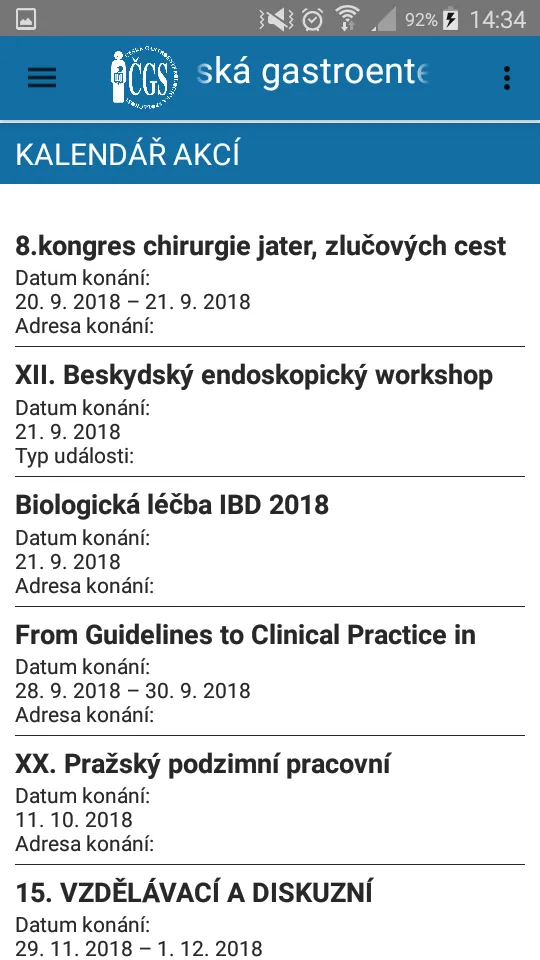 Česká gastroenterologická spol | Indus Appstore | Screenshot