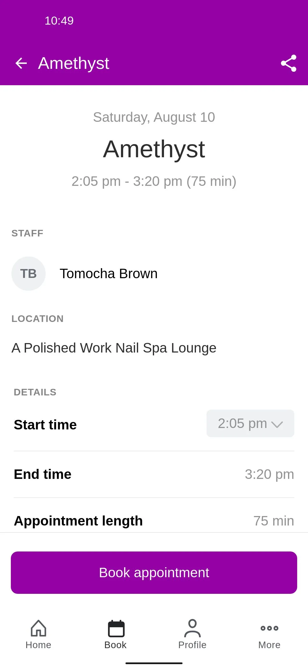 A Polished Work Nail Spa | Indus Appstore | Screenshot