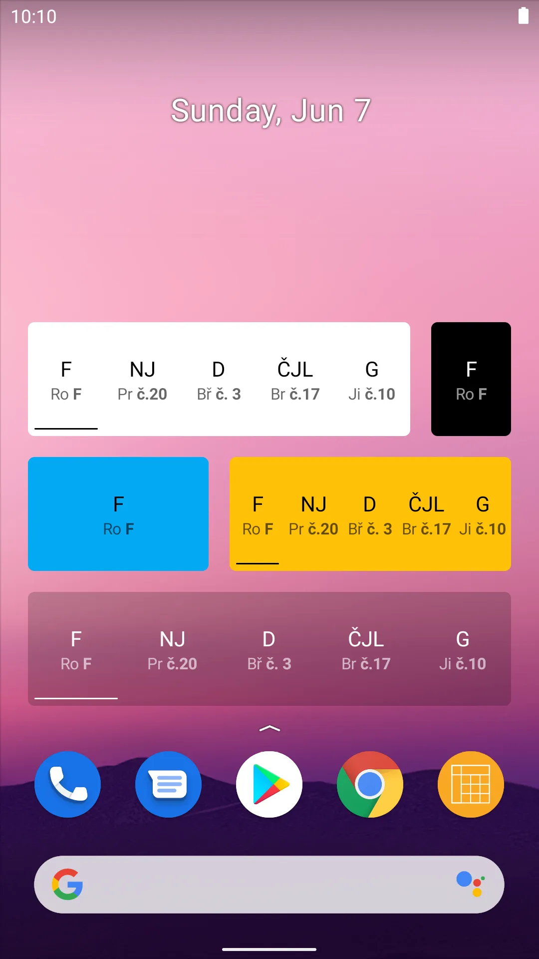 Better Schedule (Bakaláři) | Indus Appstore | Screenshot