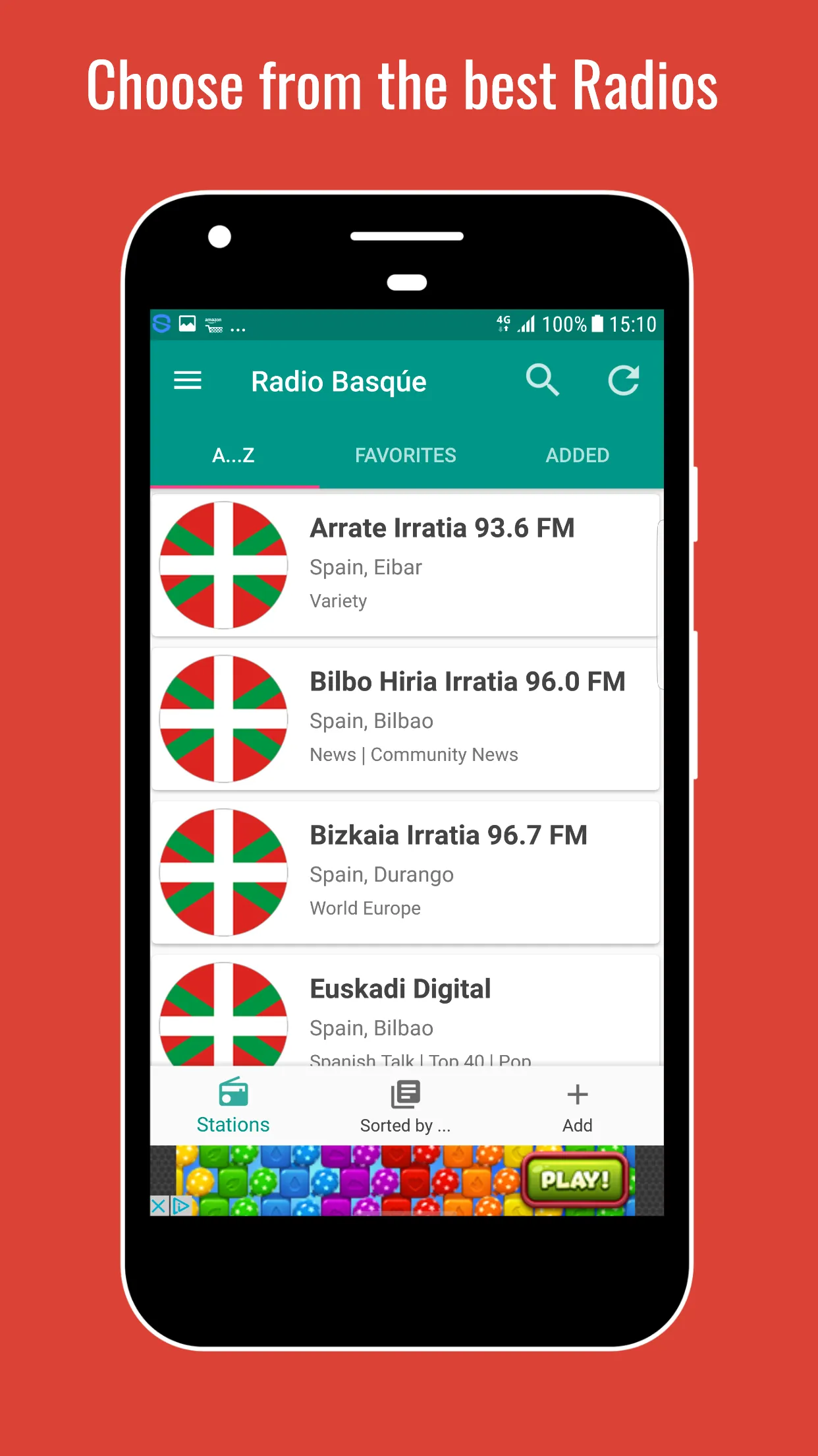 Basque Radio Stations | Indus Appstore | Screenshot