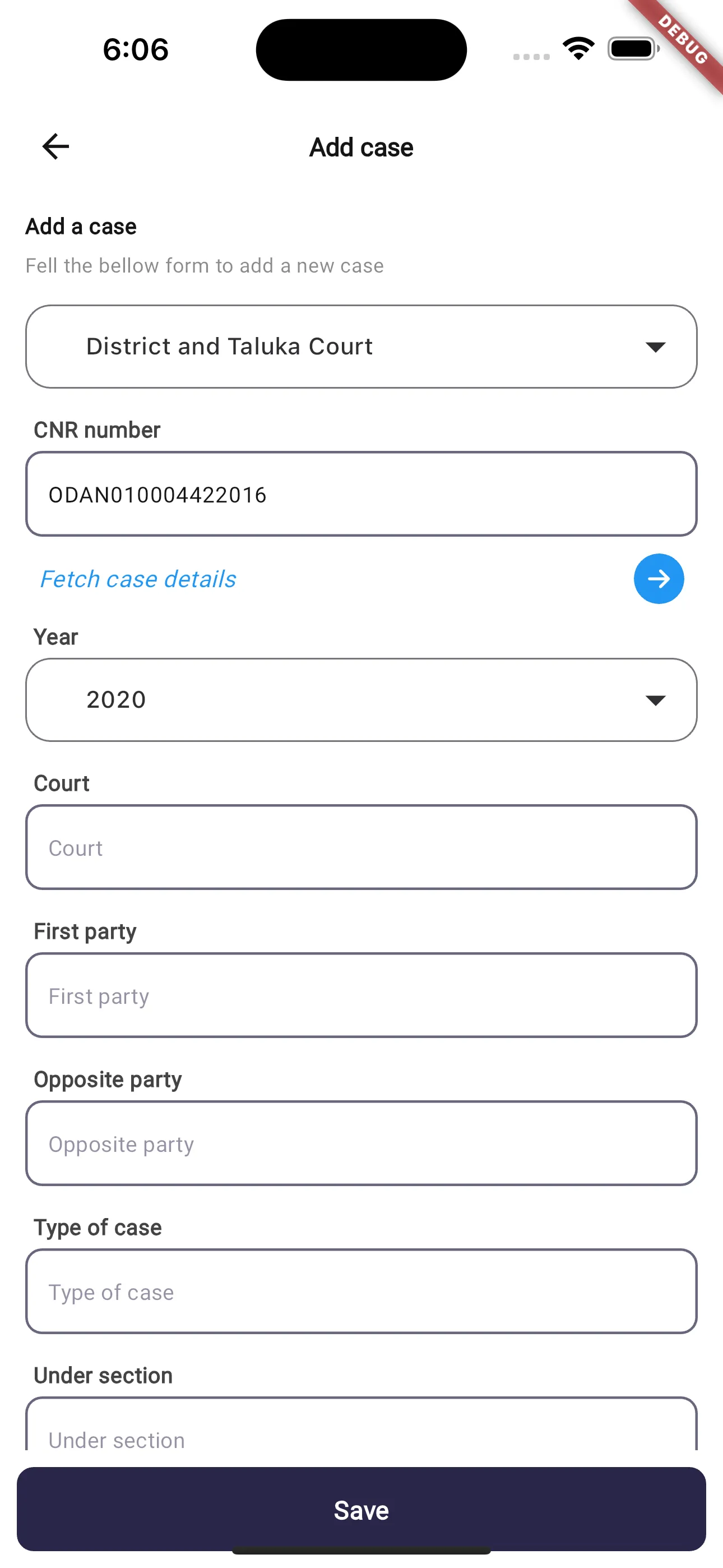 Legal Diary | Indus Appstore | Screenshot