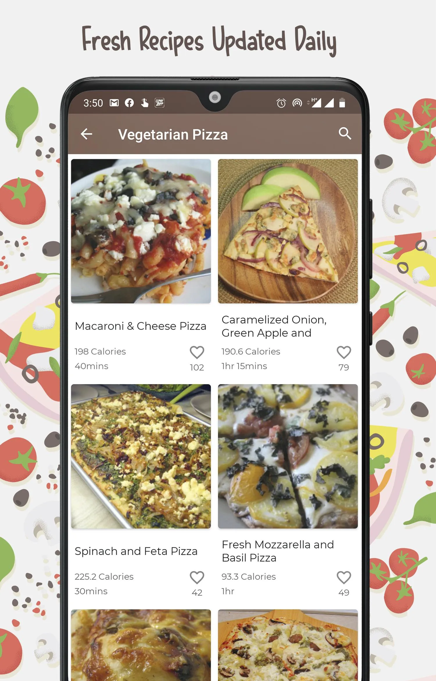 Burger and Pizza Recipes | Indus Appstore | Screenshot