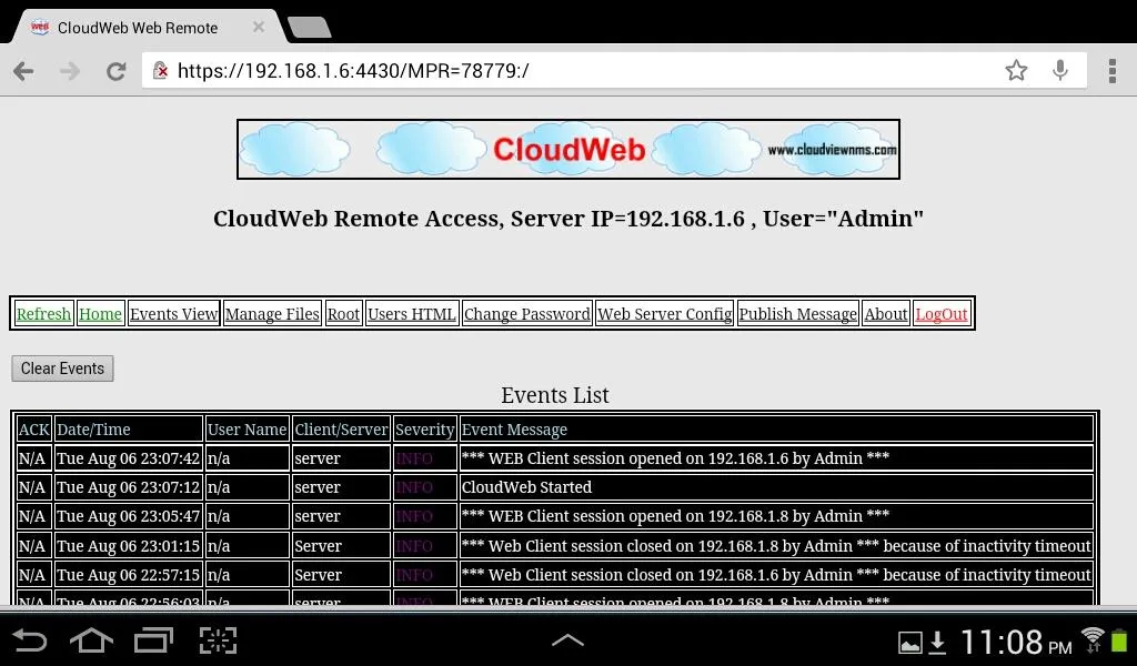 CloudWeb - File & Web Server | Indus Appstore | Screenshot