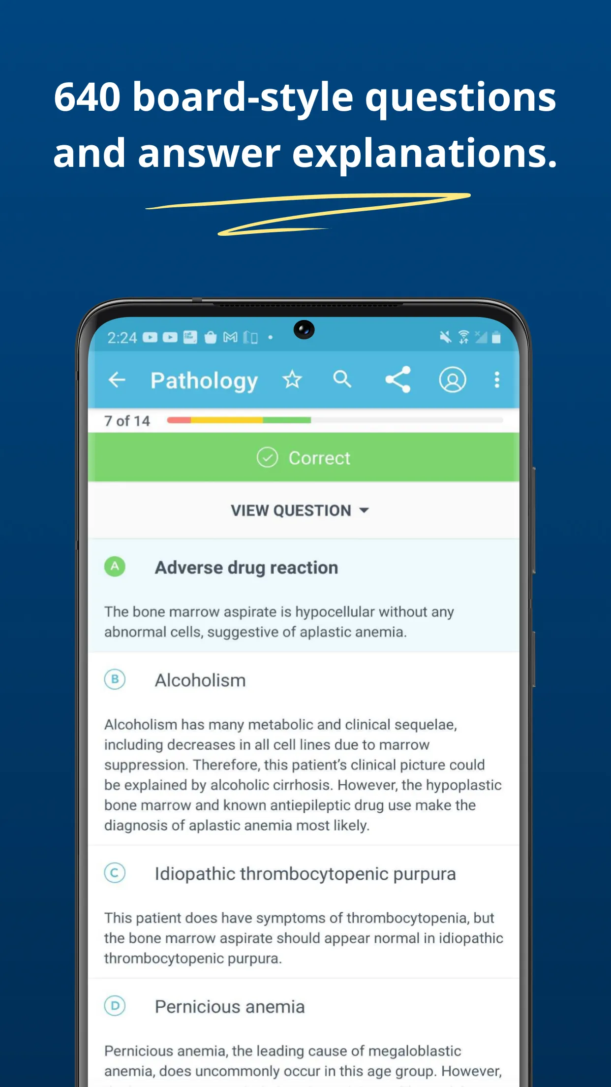 USMLE Step 1 Practice QBank | Indus Appstore | Screenshot