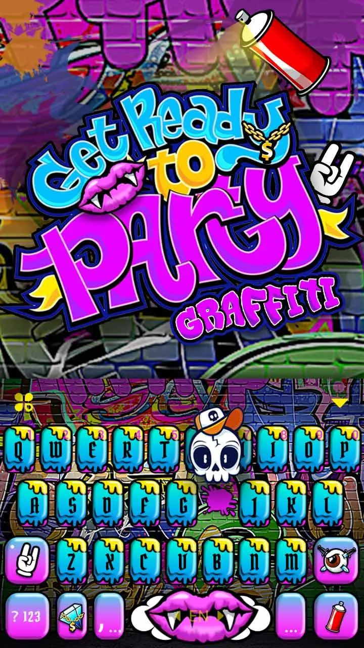 Party Graffiti Theme | Indus Appstore | Screenshot