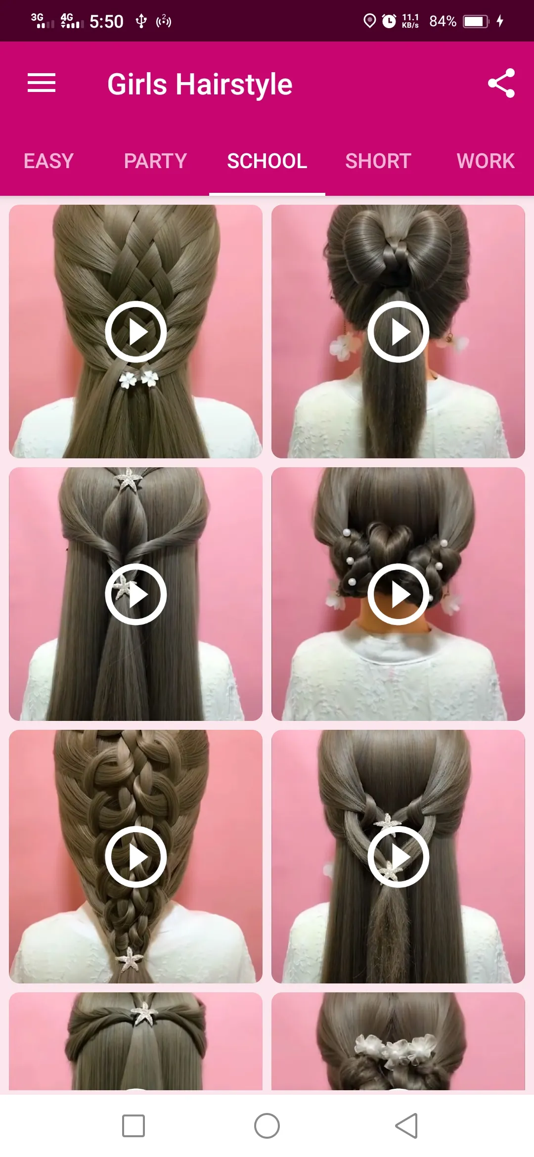 Girls Hairstyle Step By Step | Indus Appstore | Screenshot