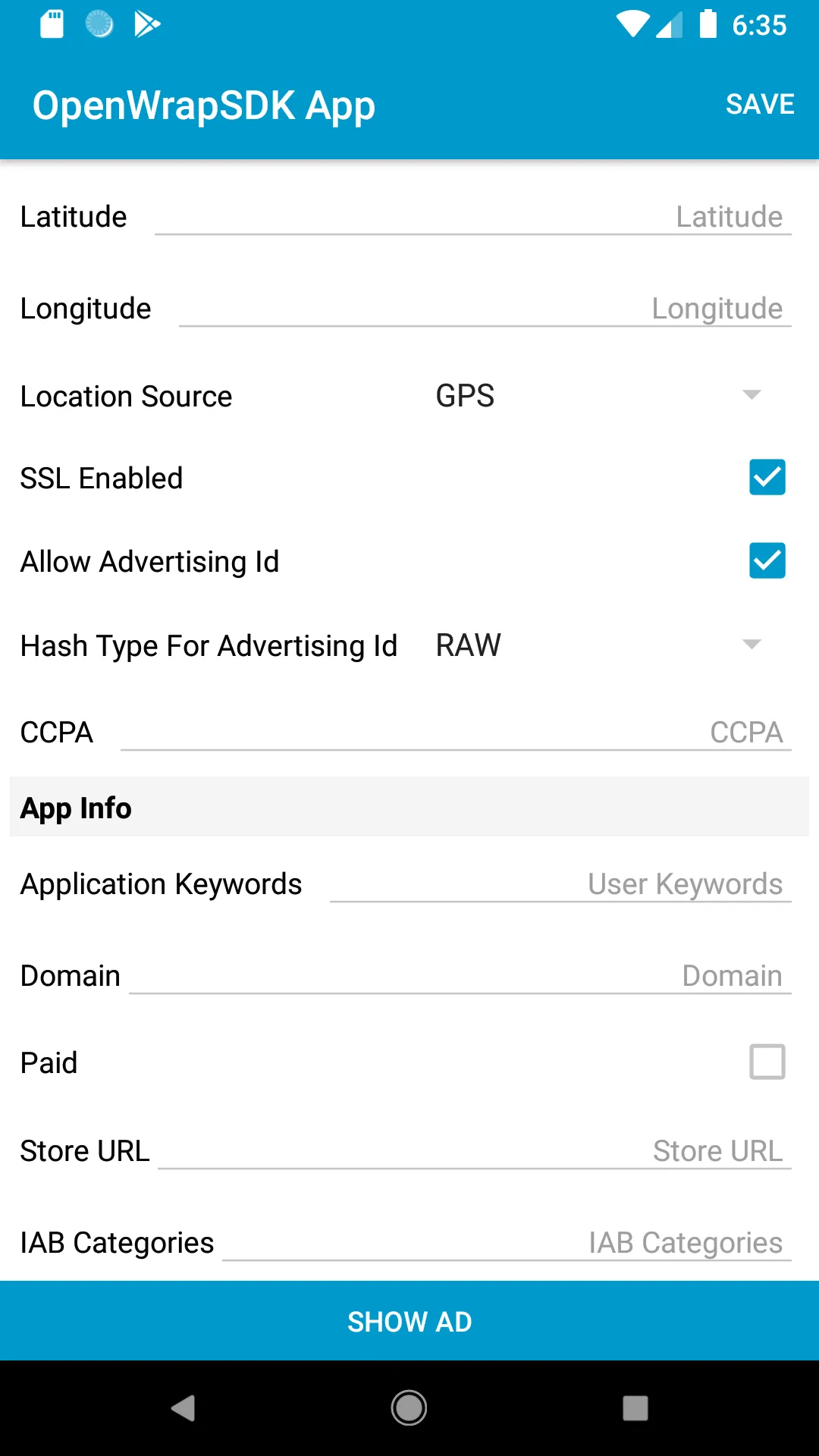 OpenWrap SDK App | Indus Appstore | Screenshot