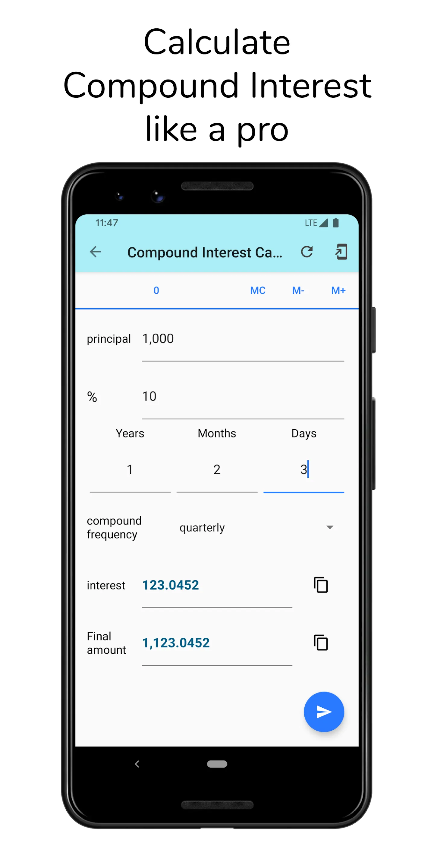 Quick Percentage Calculator | Indus Appstore | Screenshot