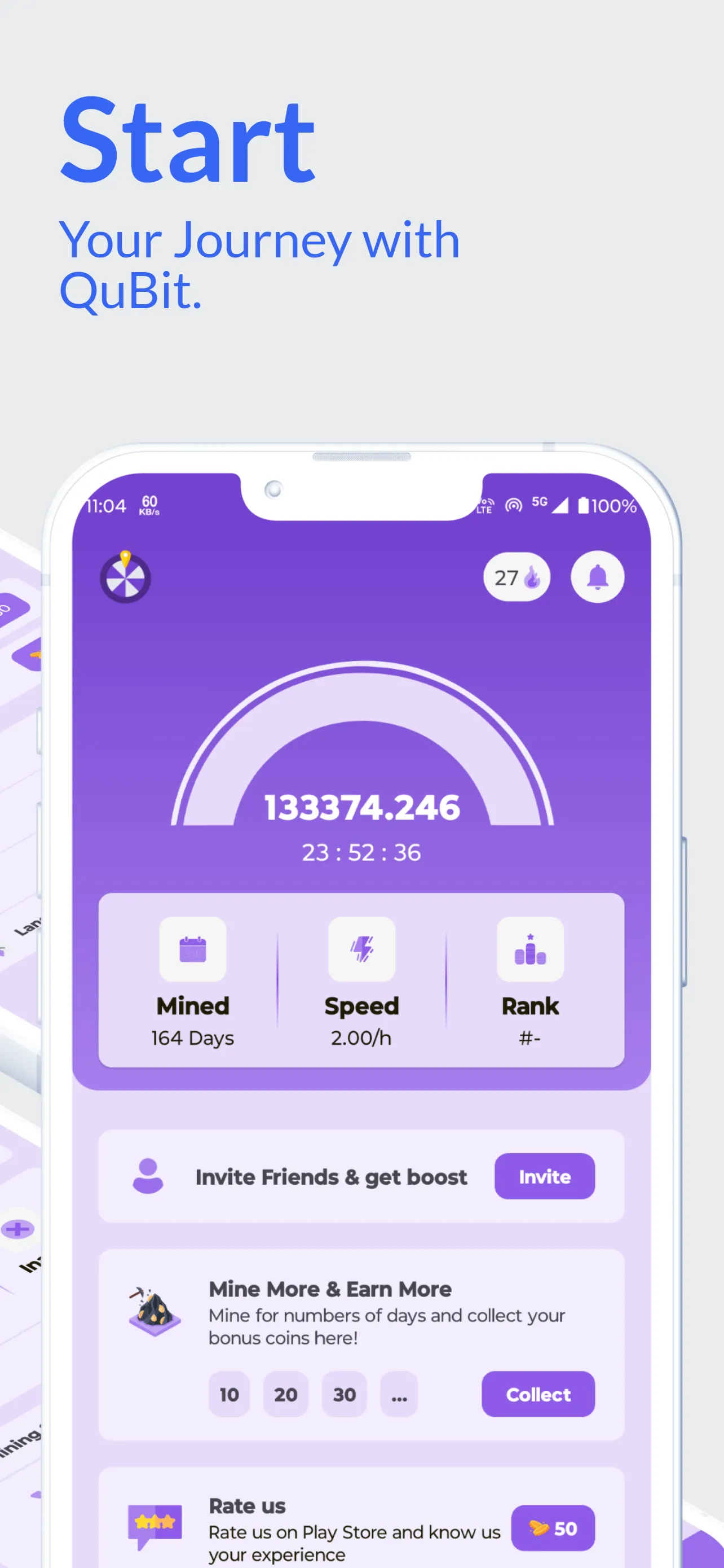 QuBit Network:Mining Evolution | Indus Appstore | Screenshot