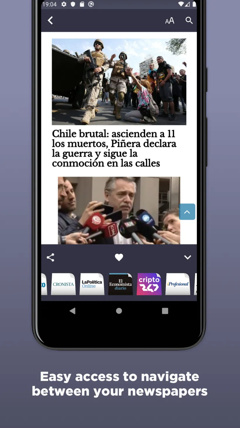 Argentine Newspapers | Indus Appstore | Screenshot