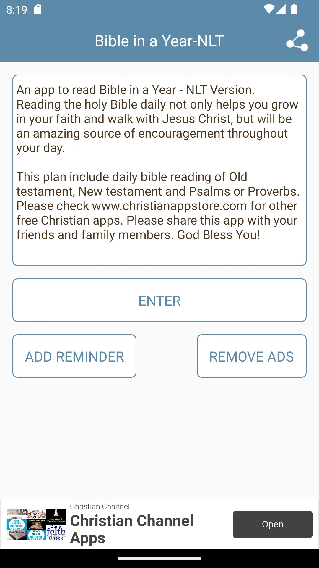 Read Bible in a year - NLT | Indus Appstore | Screenshot