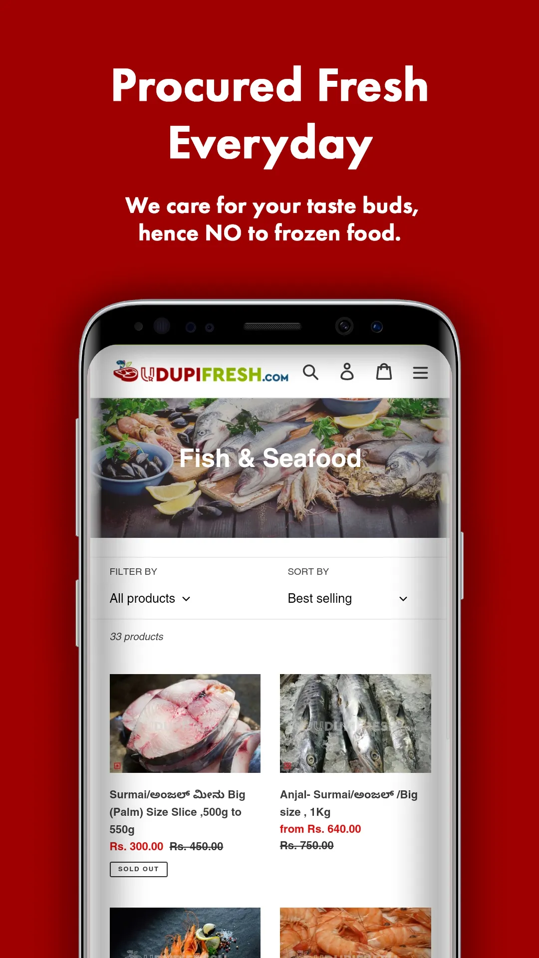 Udupi Fresh - Meat, Fish, Frui | Indus Appstore | Screenshot