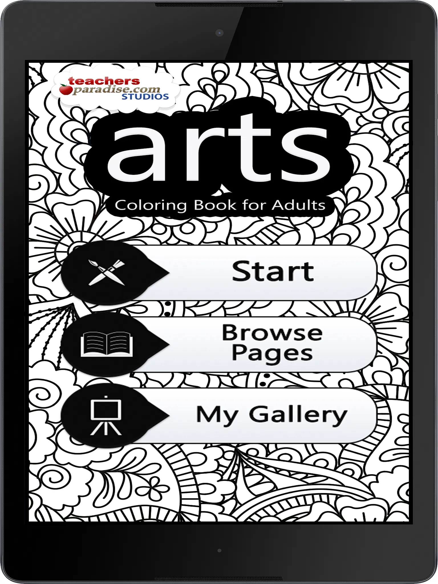 arts Coloring Book for Adults | Indus Appstore | Screenshot