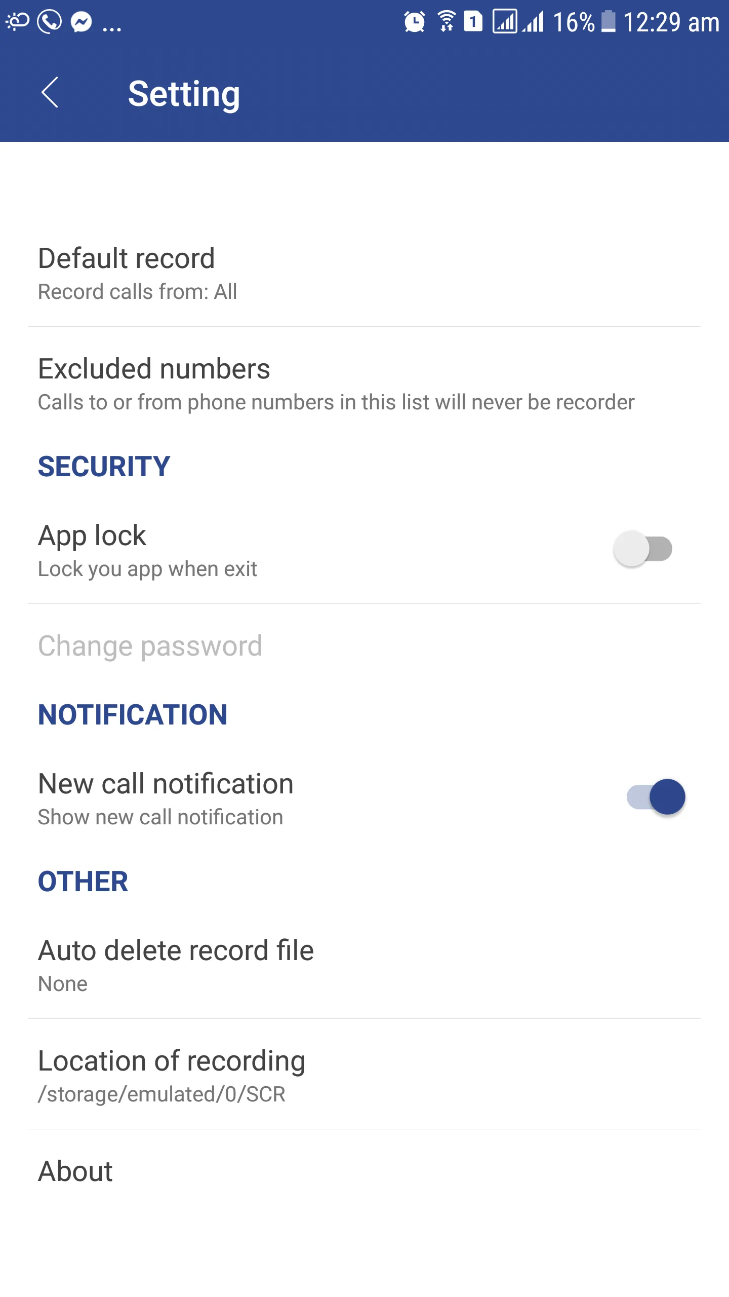 Smart Call Recorder - SCR | Indus Appstore | Screenshot