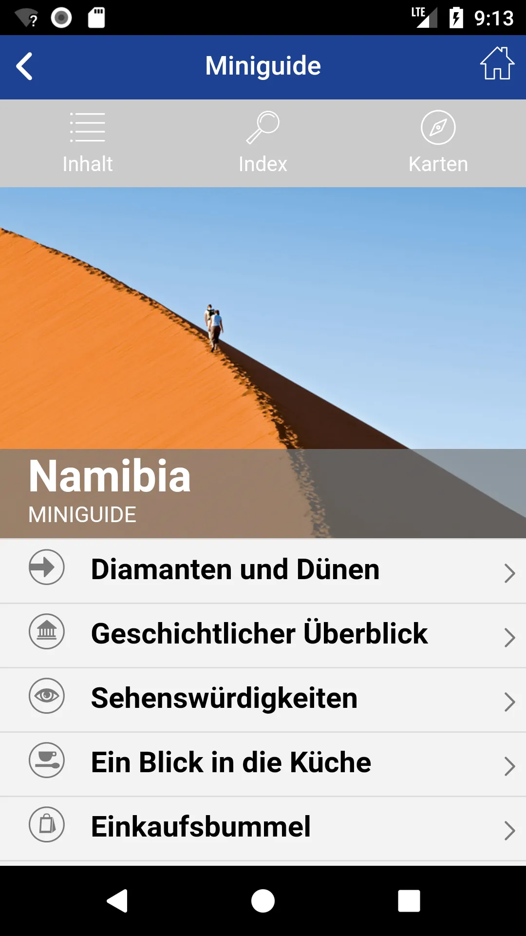 Helbling Reisen | Indus Appstore | Screenshot