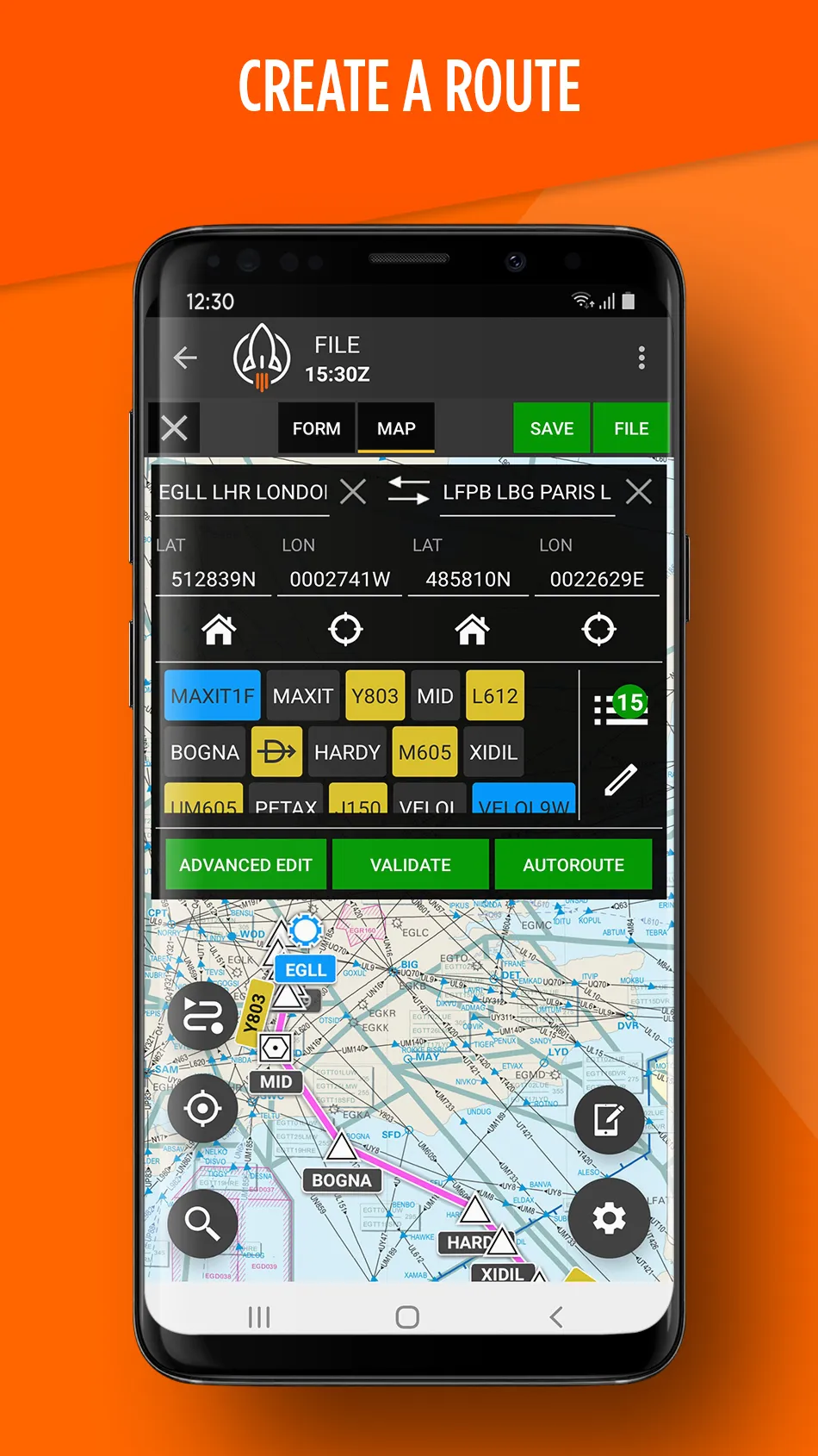 RocketRoute FlightPlan | Indus Appstore | Screenshot