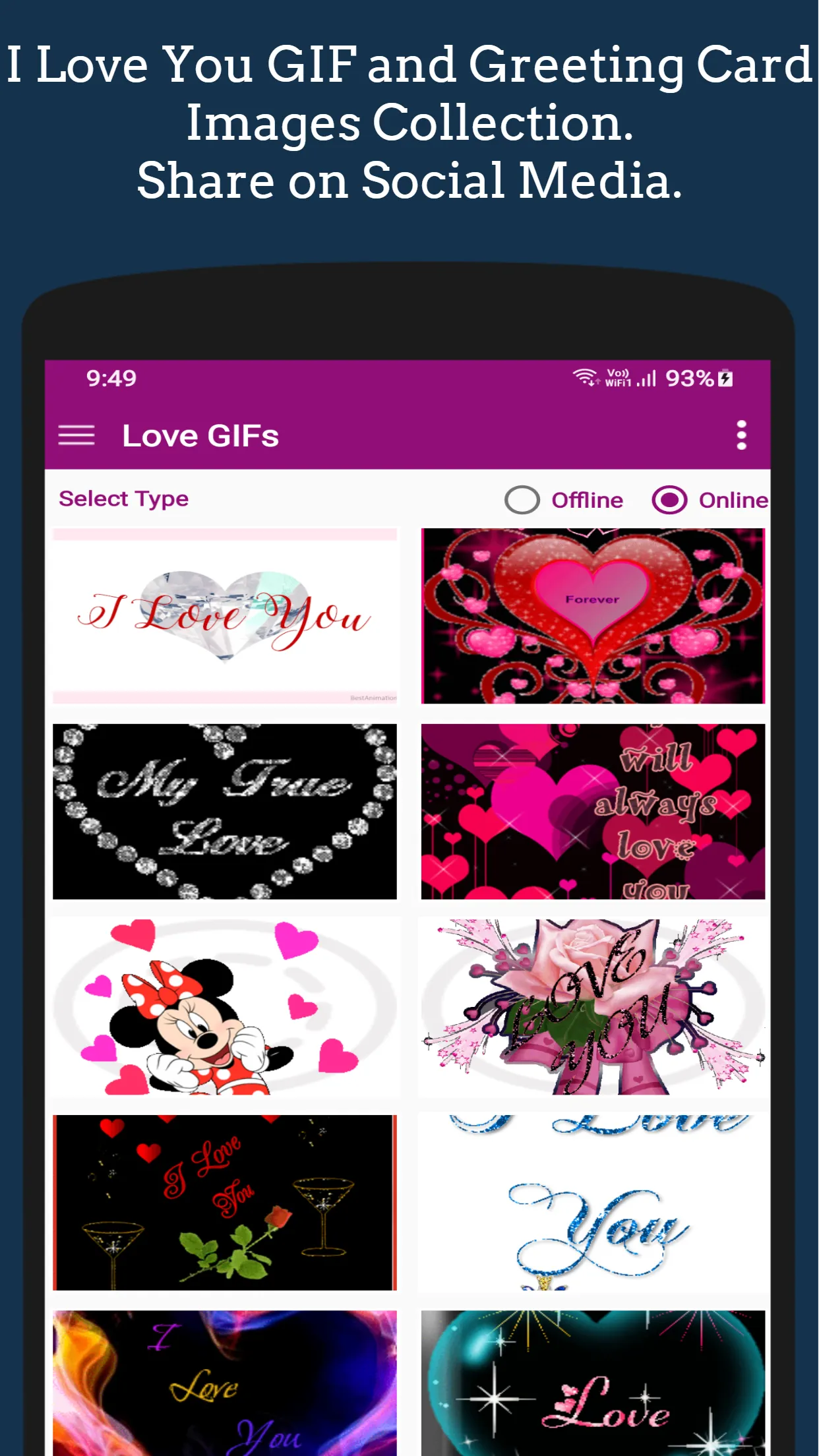 Love 3D GIF Images Collection. | Indus Appstore | Screenshot