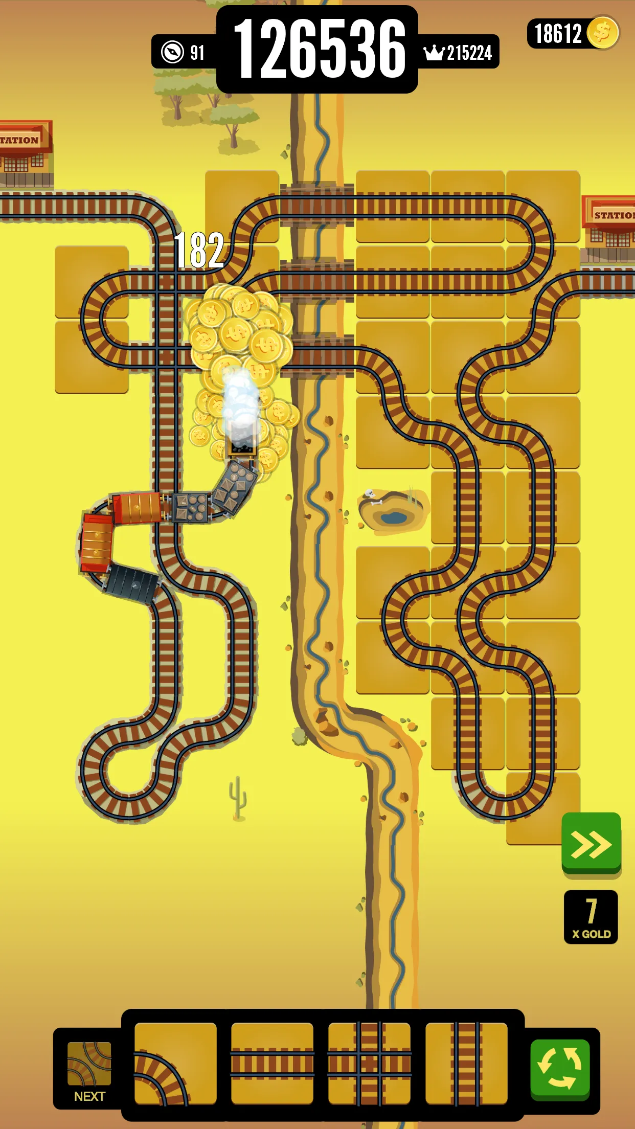 Gold Train FRVR | Indus Appstore | Screenshot