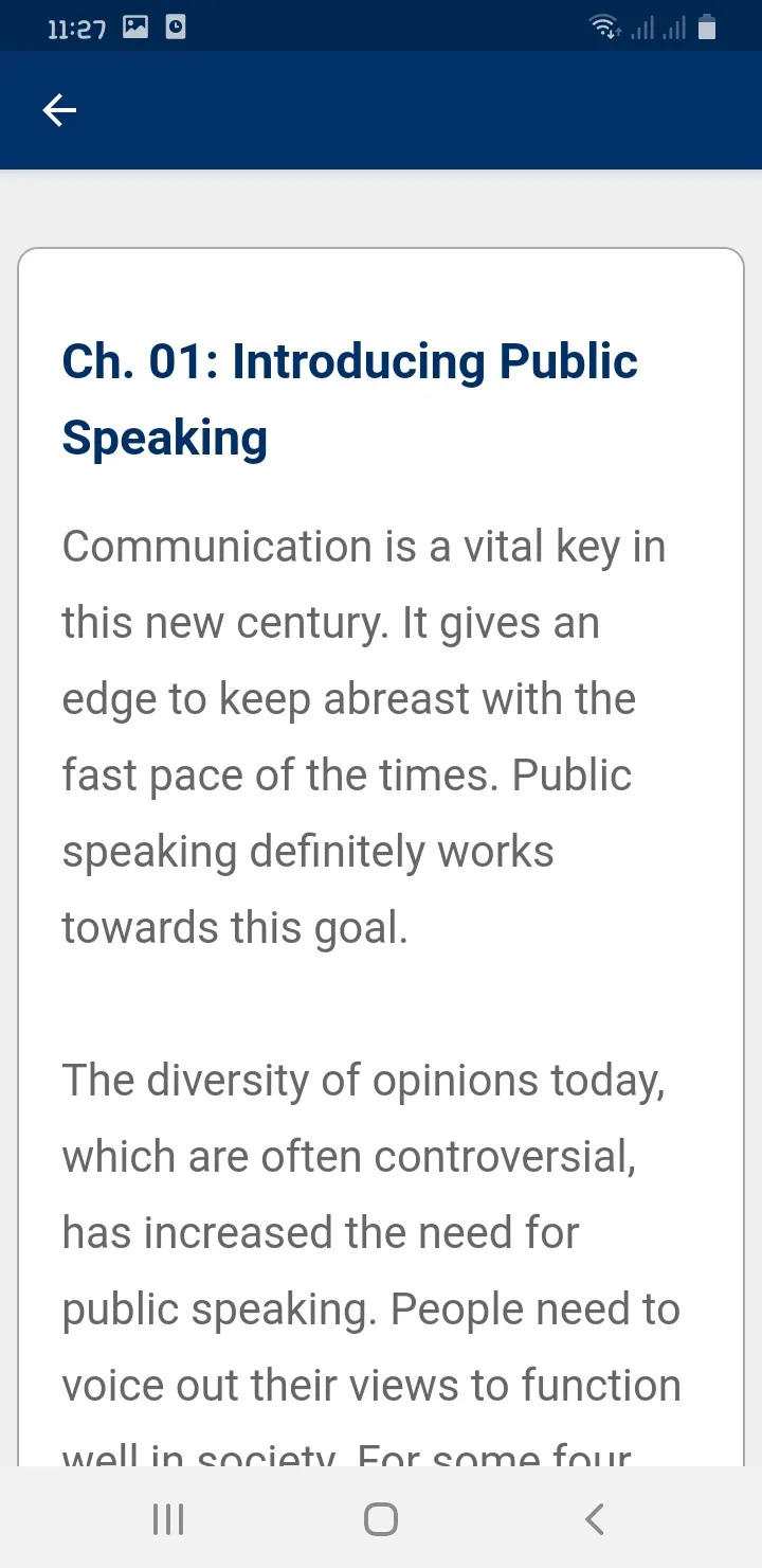 Advanced Public Speaking | Indus Appstore | Screenshot