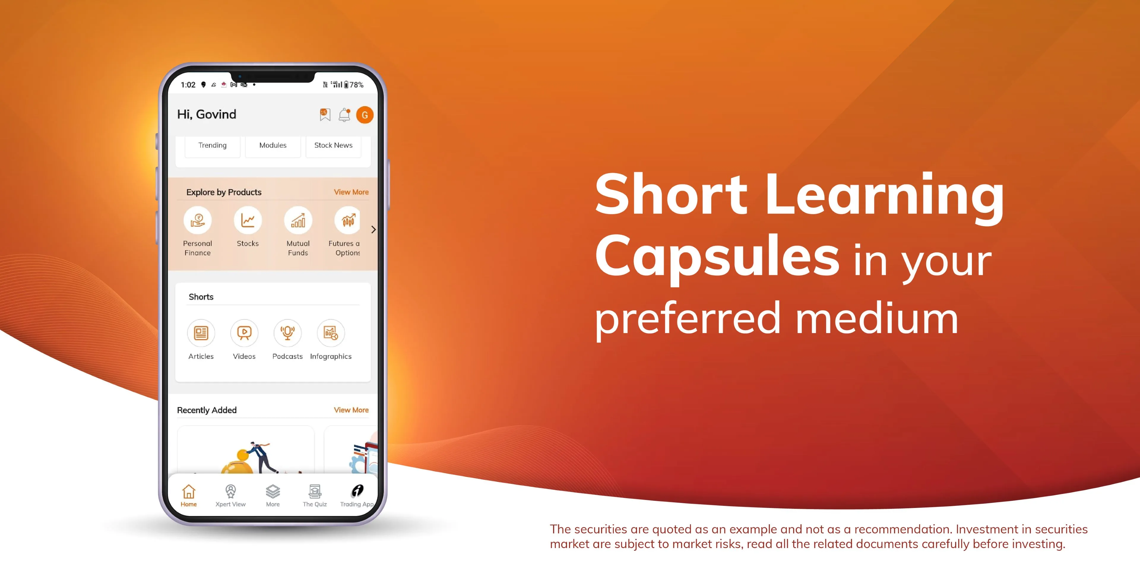ICICI Direct iLearn–Education | Indus Appstore | Screenshot