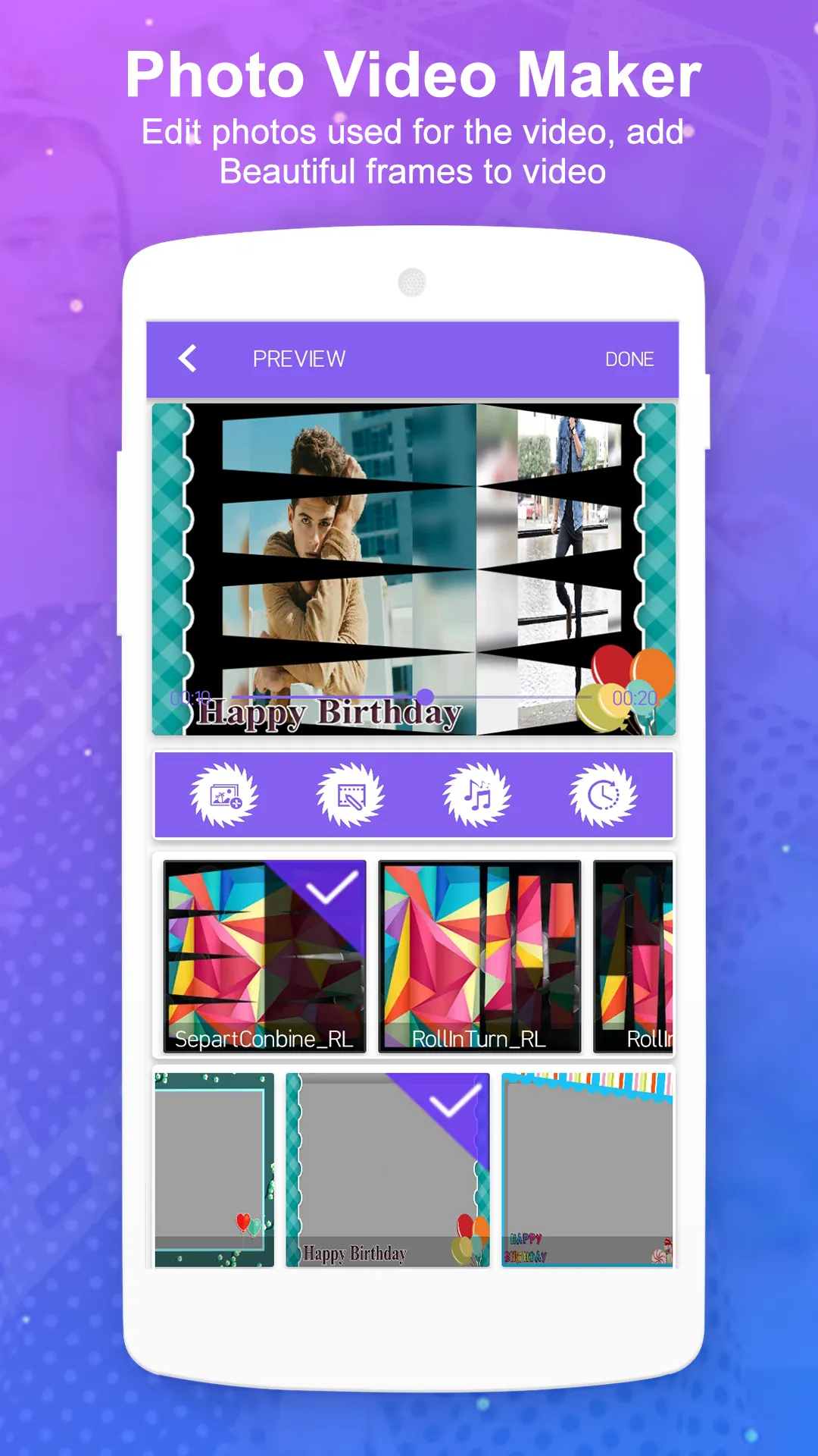 Photo Video Maker With Music | Indus Appstore | Screenshot