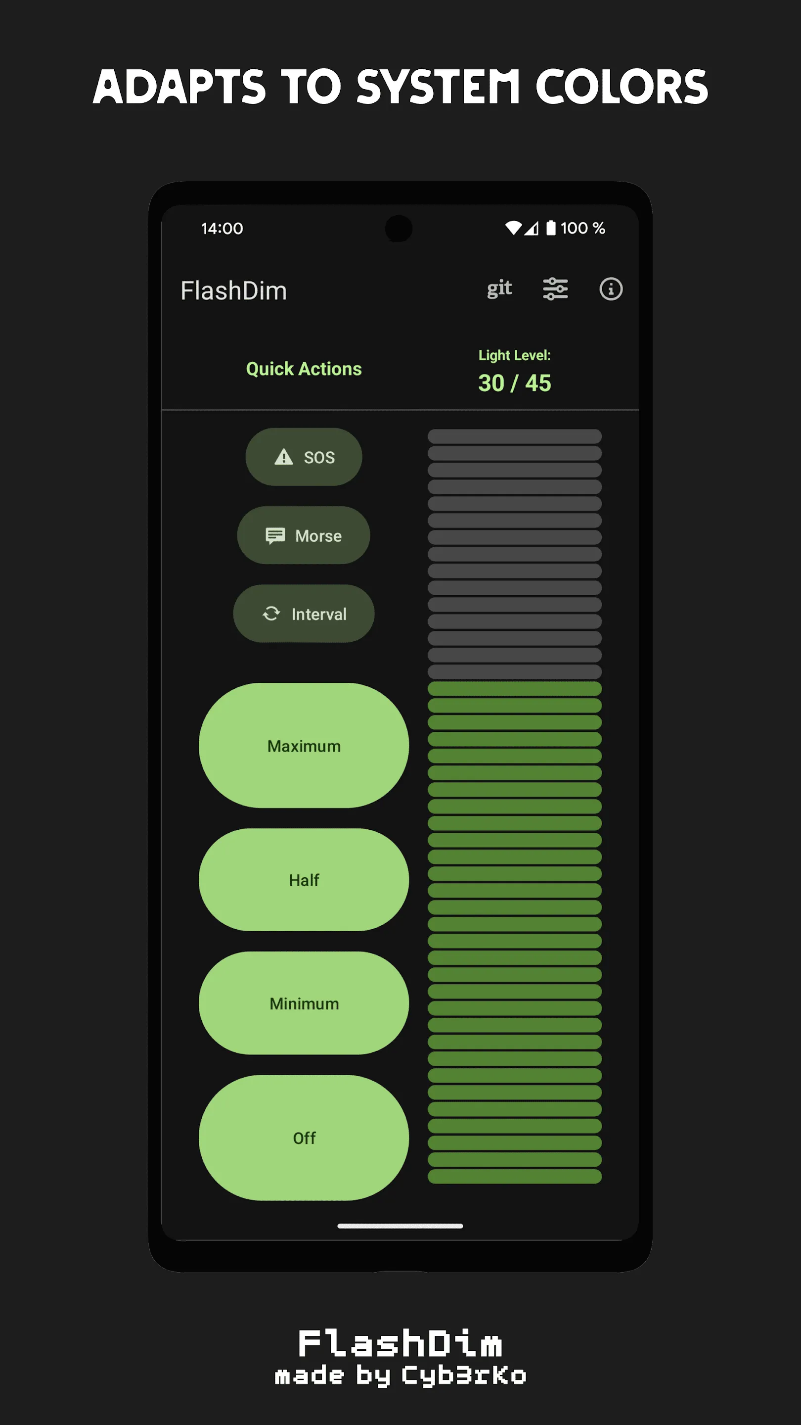 FlashDim - Dim your flashlight | Indus Appstore | Screenshot