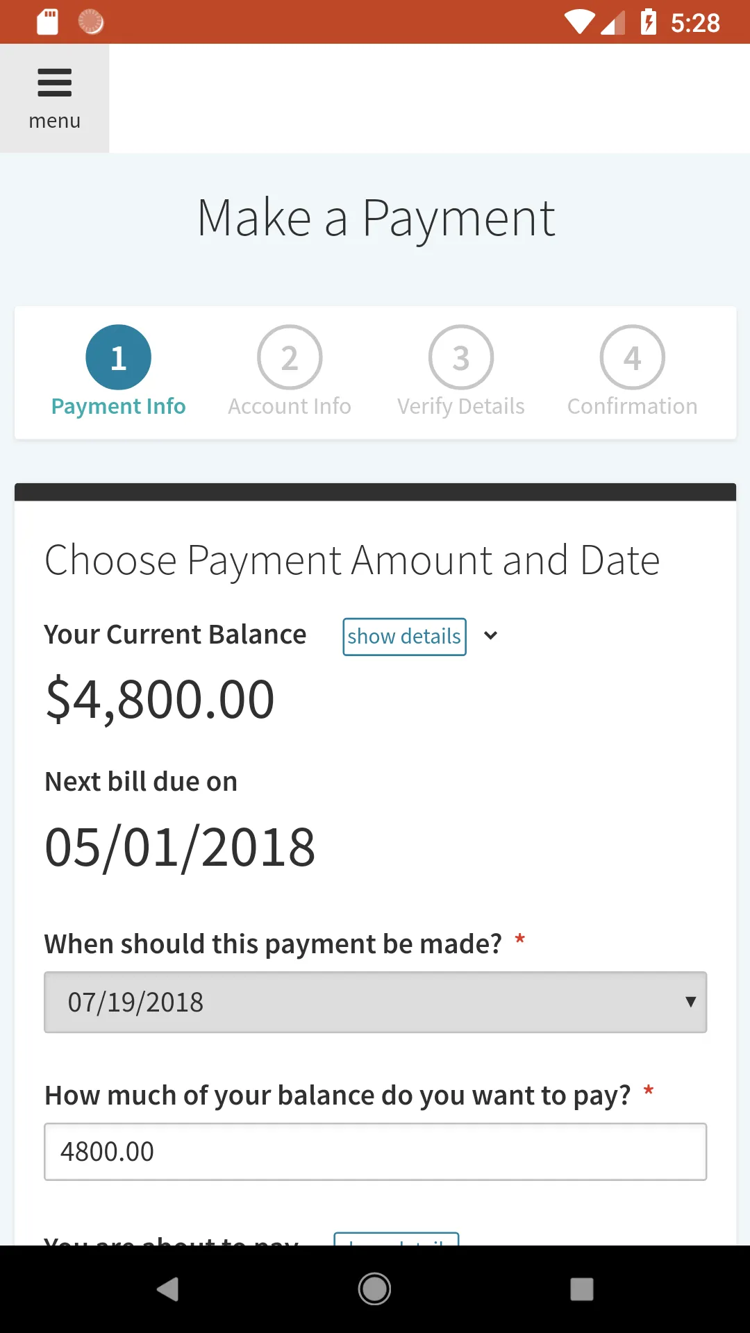 Online Portal by AppFolio | Indus Appstore | Screenshot