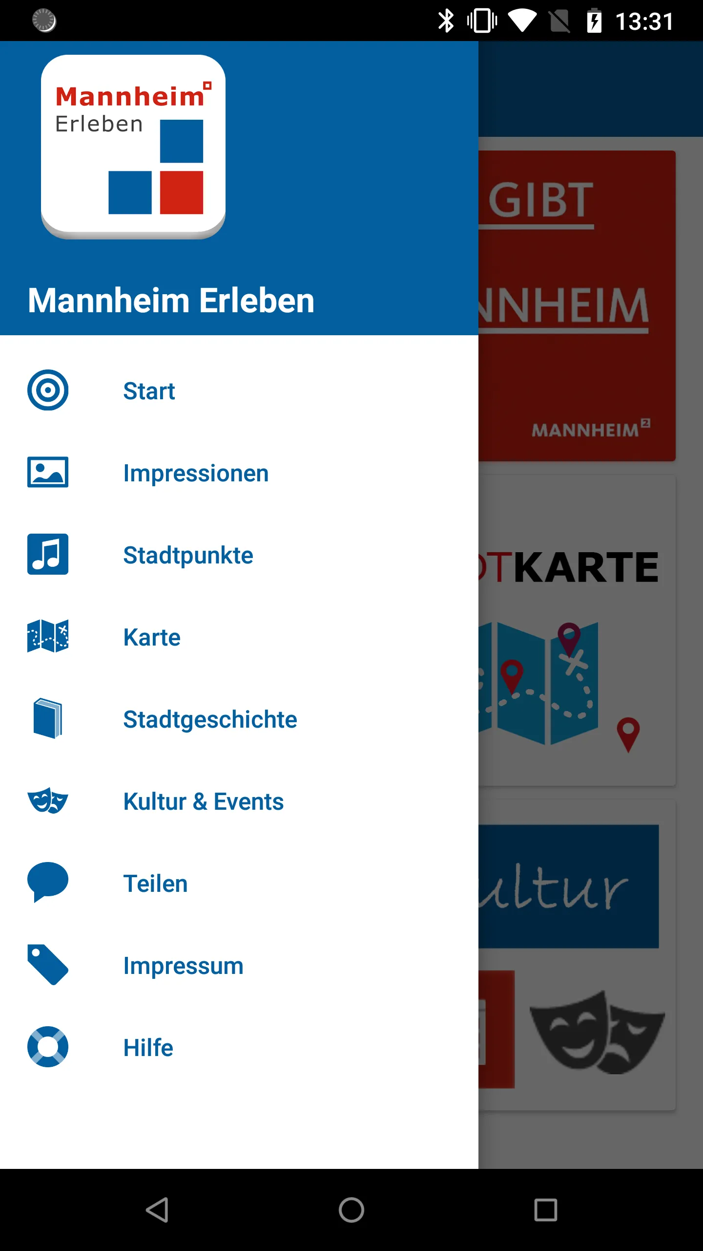 Mannheim Erleben | Indus Appstore | Screenshot