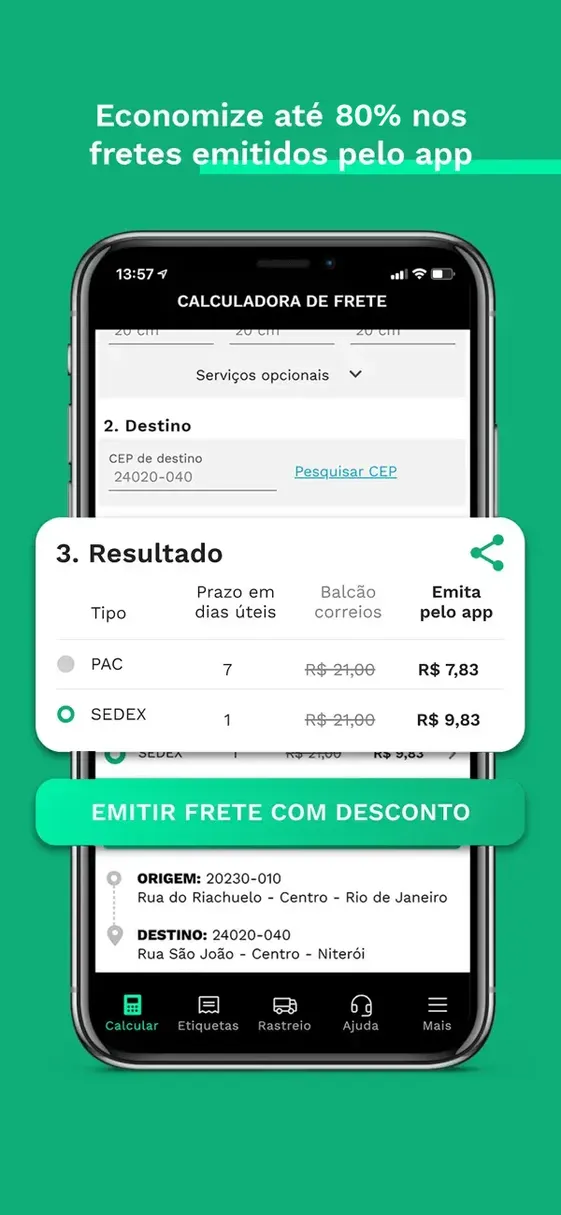 SuperFrete: Calcular Correios | Indus Appstore | Screenshot