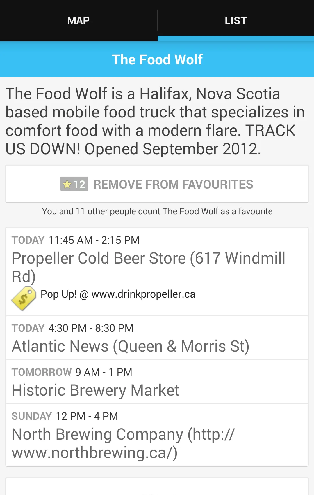 Street Food Halifax | Indus Appstore | Screenshot