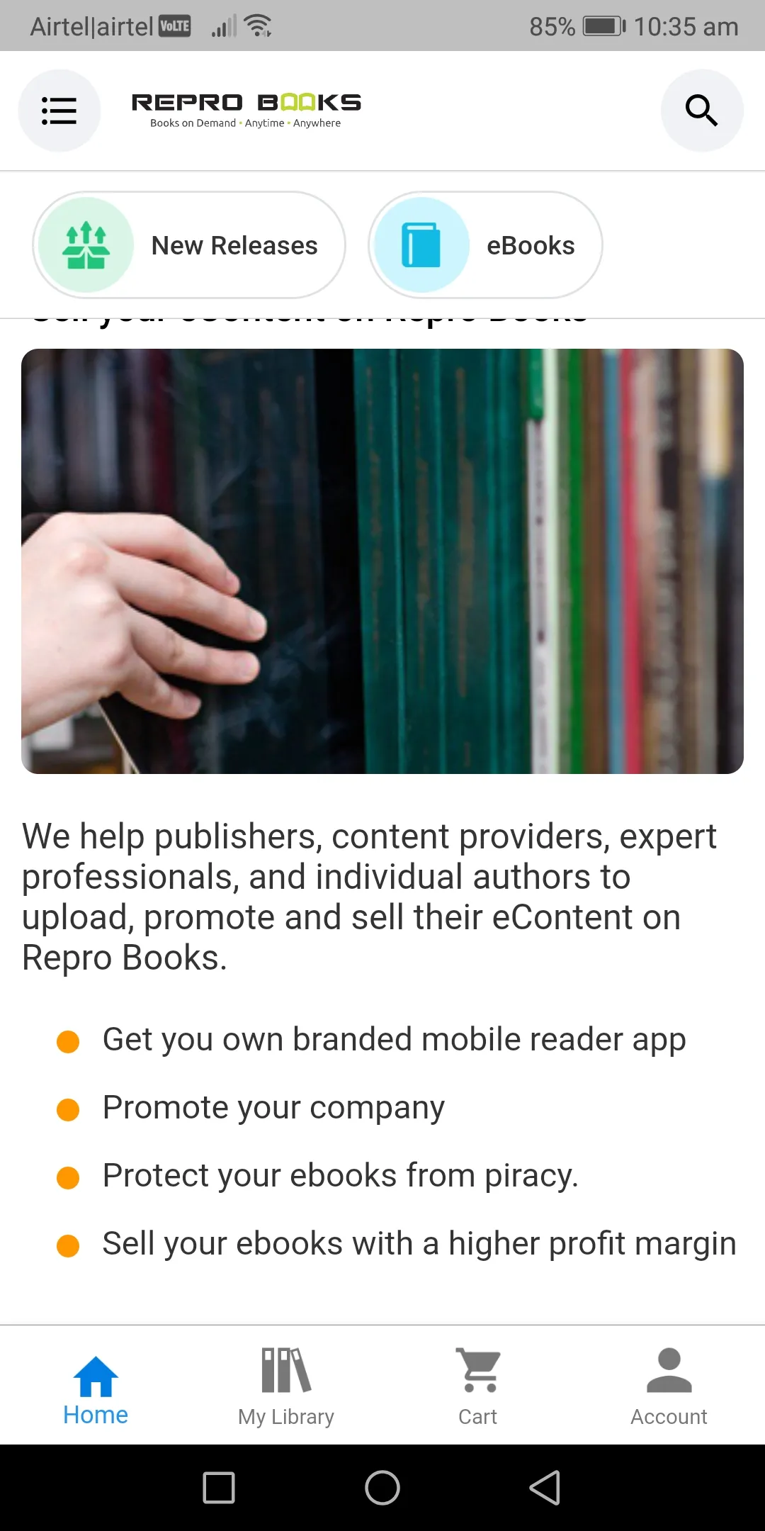 Repro books | Indus Appstore | Screenshot