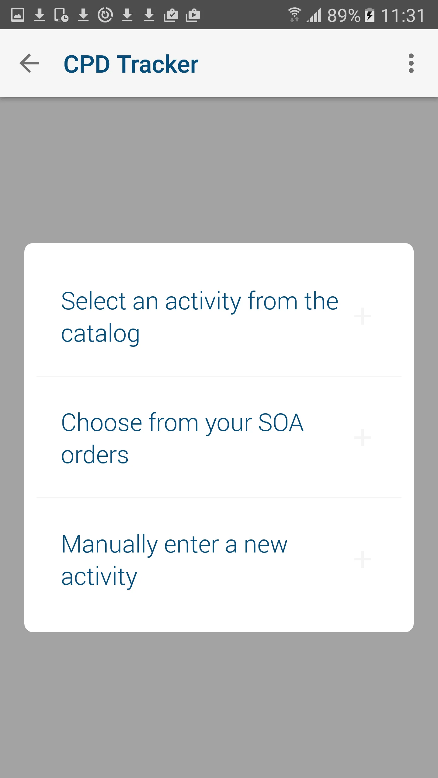 SOA CPD Tracker | Indus Appstore | Screenshot