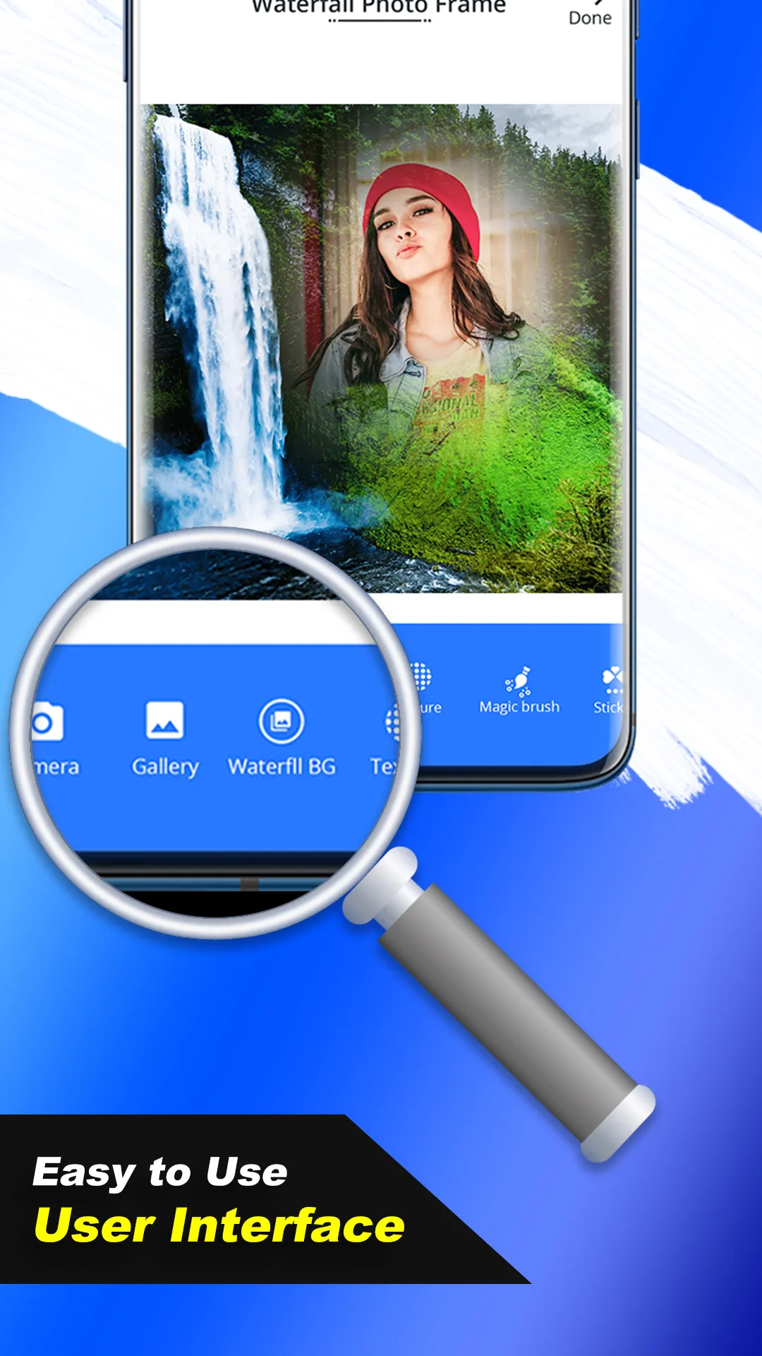 Waterfall Photo Frame | Indus Appstore | Screenshot