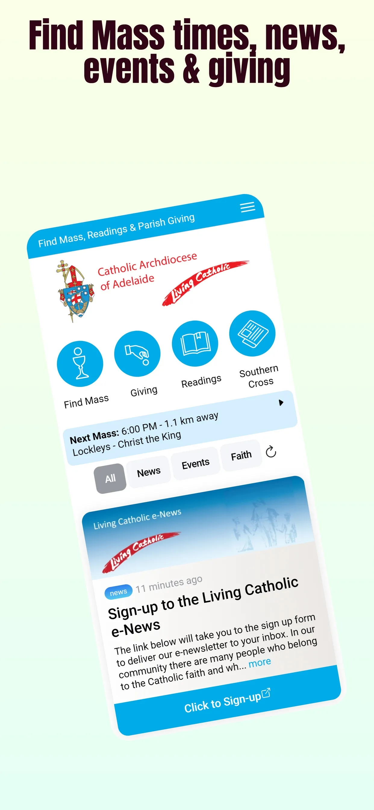 Archdiocese of Adelaide | Indus Appstore | Screenshot