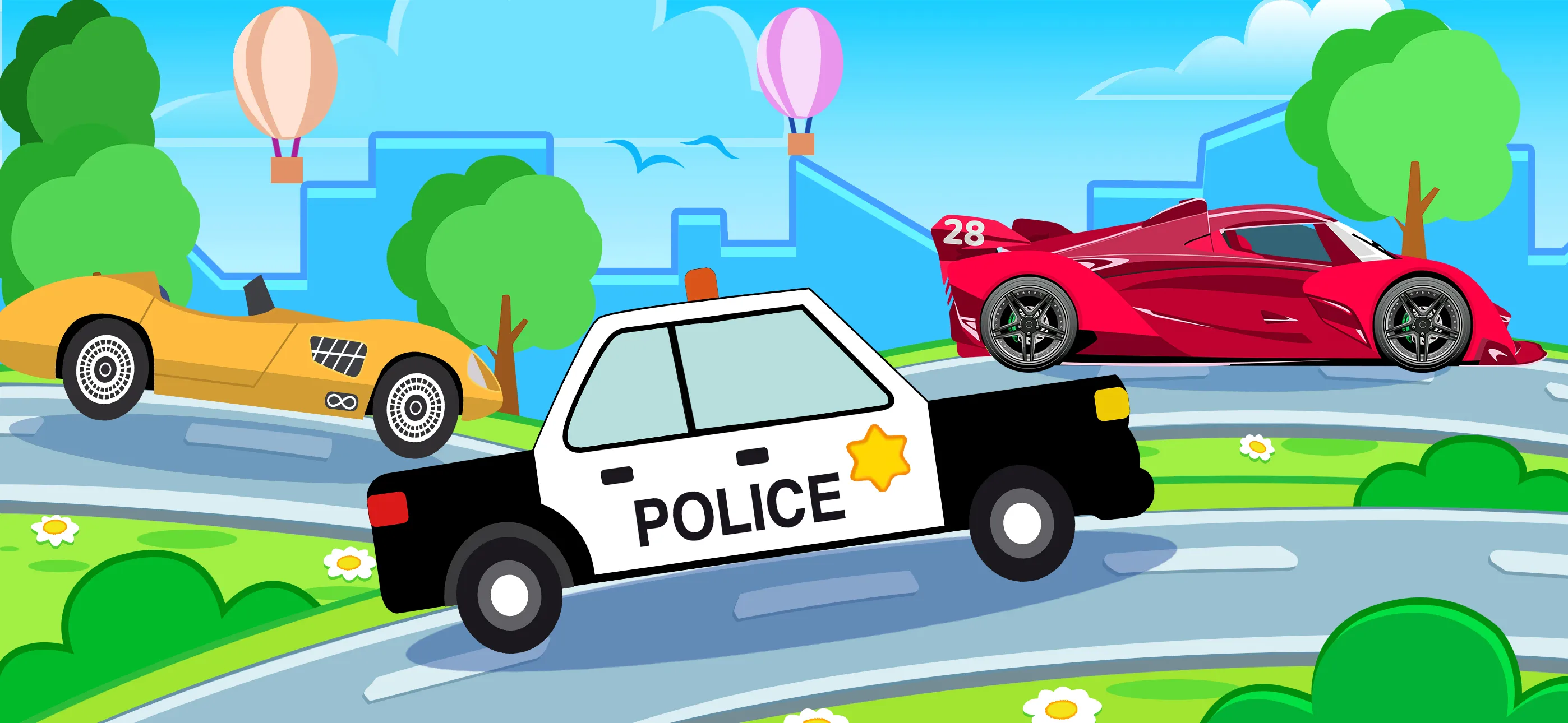 Car racing & coloring toddlers | Indus Appstore | Screenshot