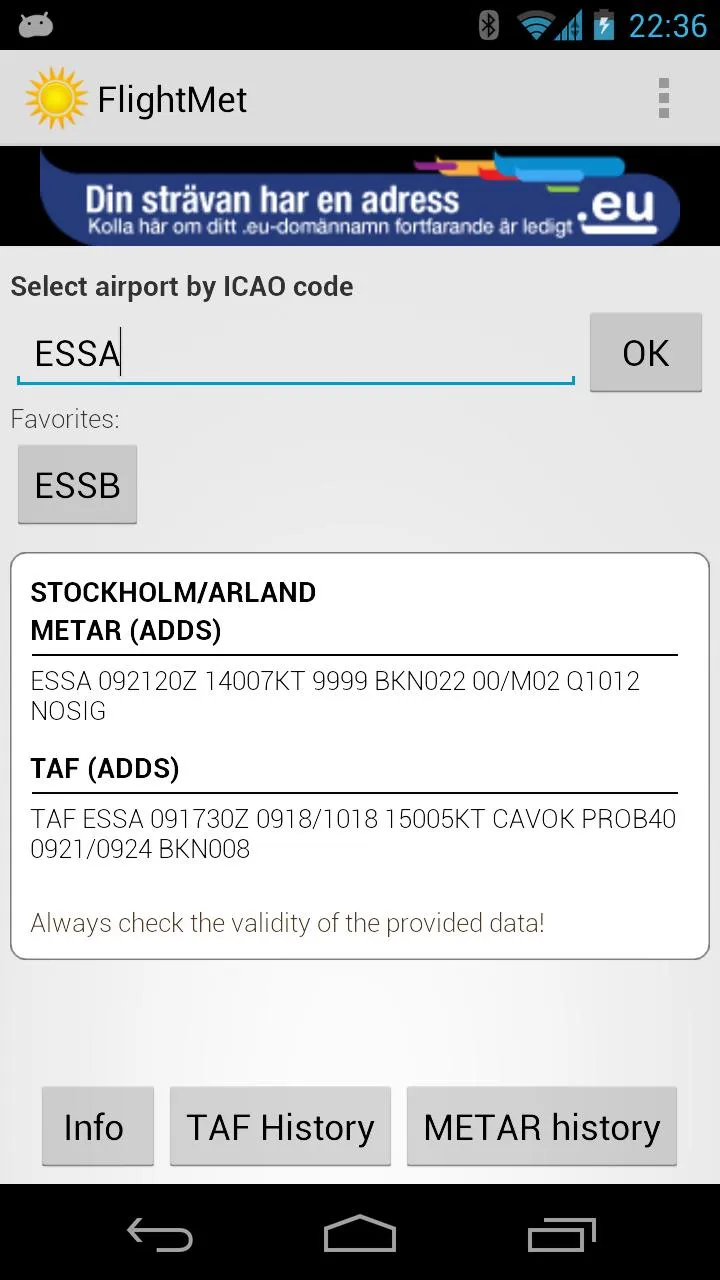 FlightMet Sweden | Indus Appstore | Screenshot