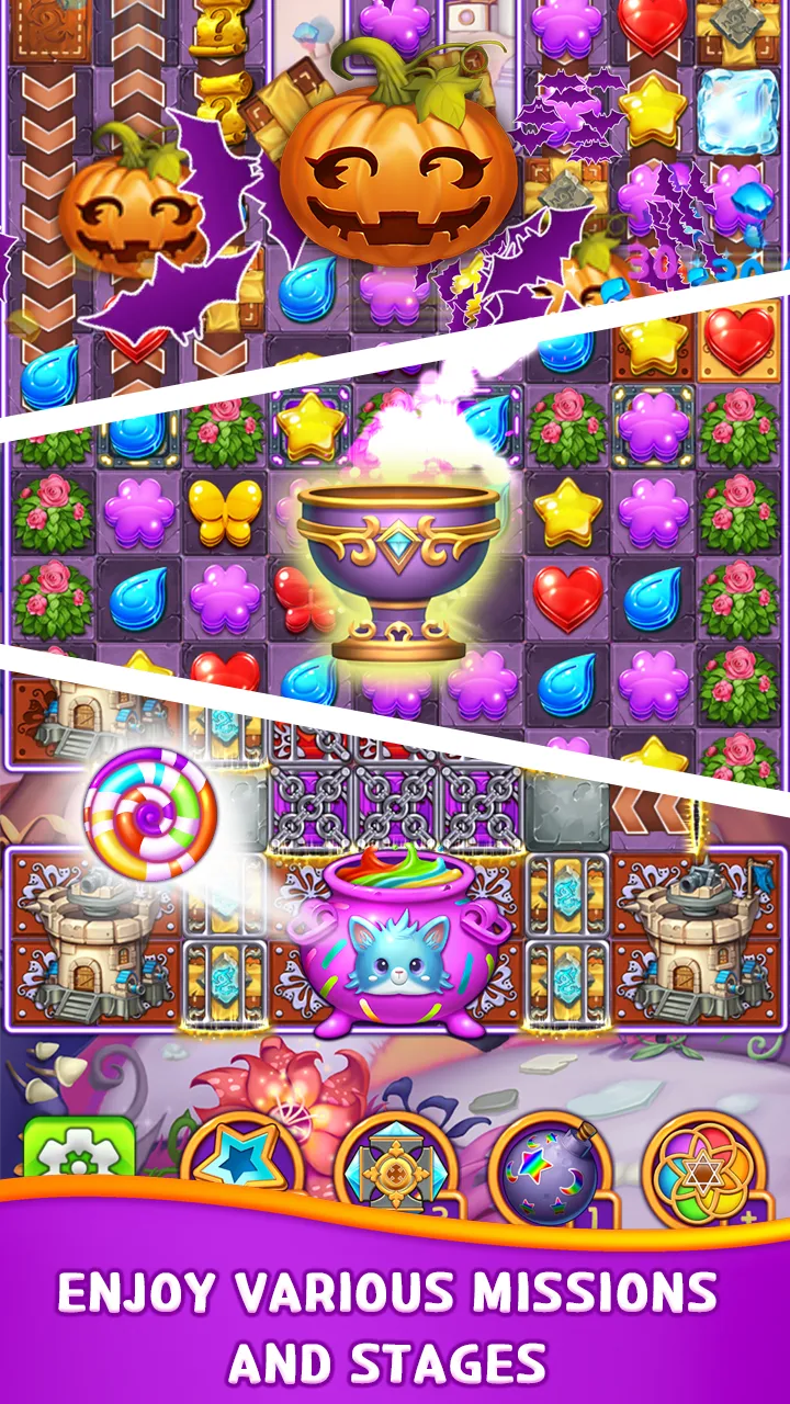 Witch N Magic: Match 3 Puzzle | Indus Appstore | Screenshot