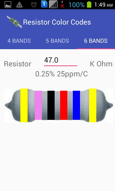 Resistor Color Codes | Indus Appstore | Screenshot