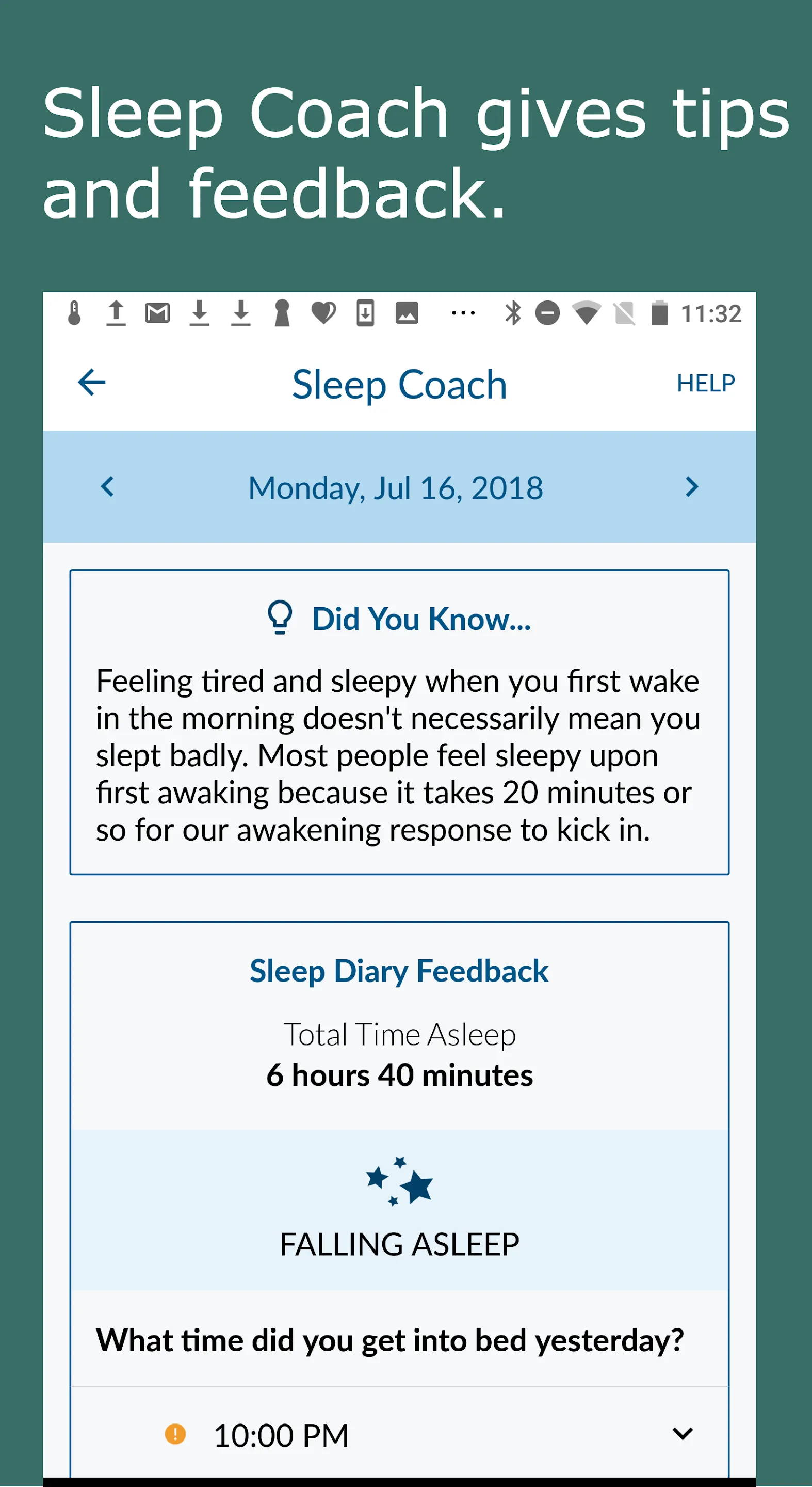 Insomnia Coach | Indus Appstore | Screenshot