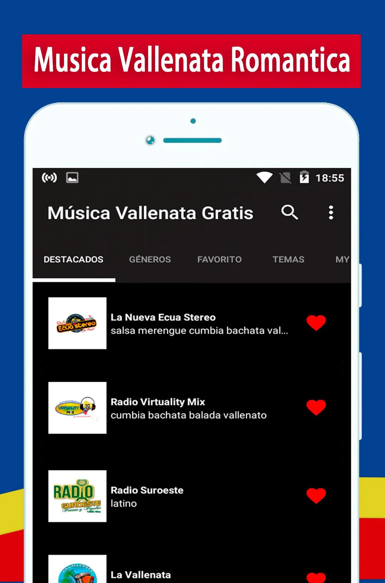 Musica Vallenata | Indus Appstore | Screenshot