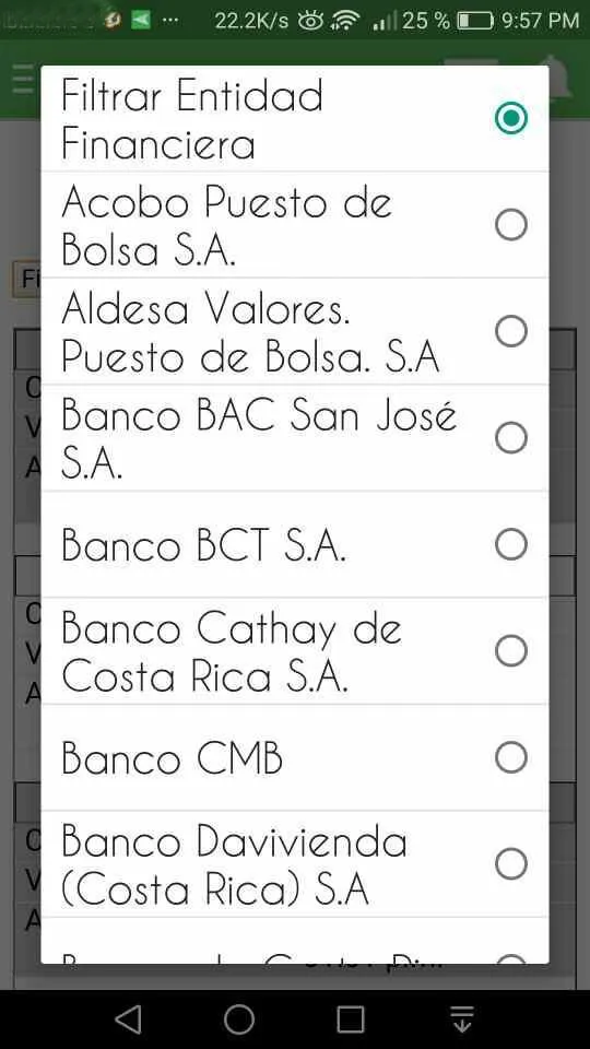 Tipo de Cambio Costa Rica | Indus Appstore | Screenshot