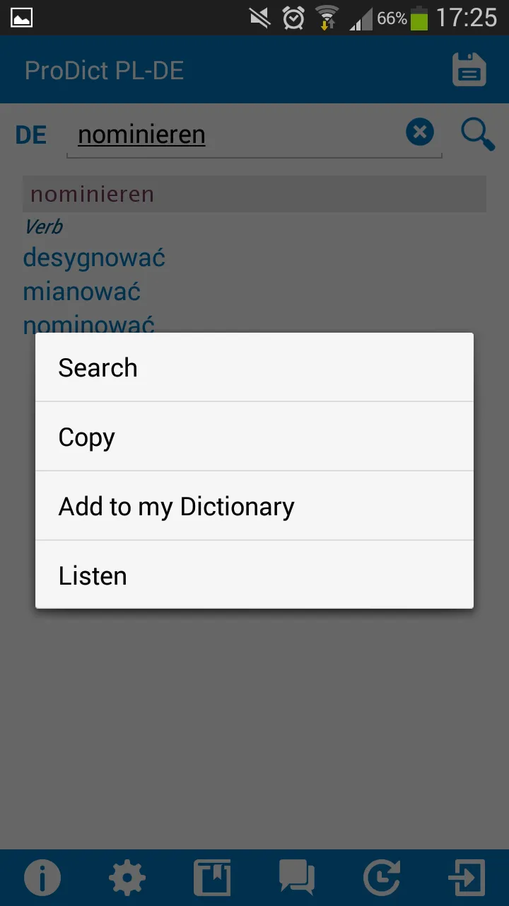 Polish - German dictionary | Indus Appstore | Screenshot