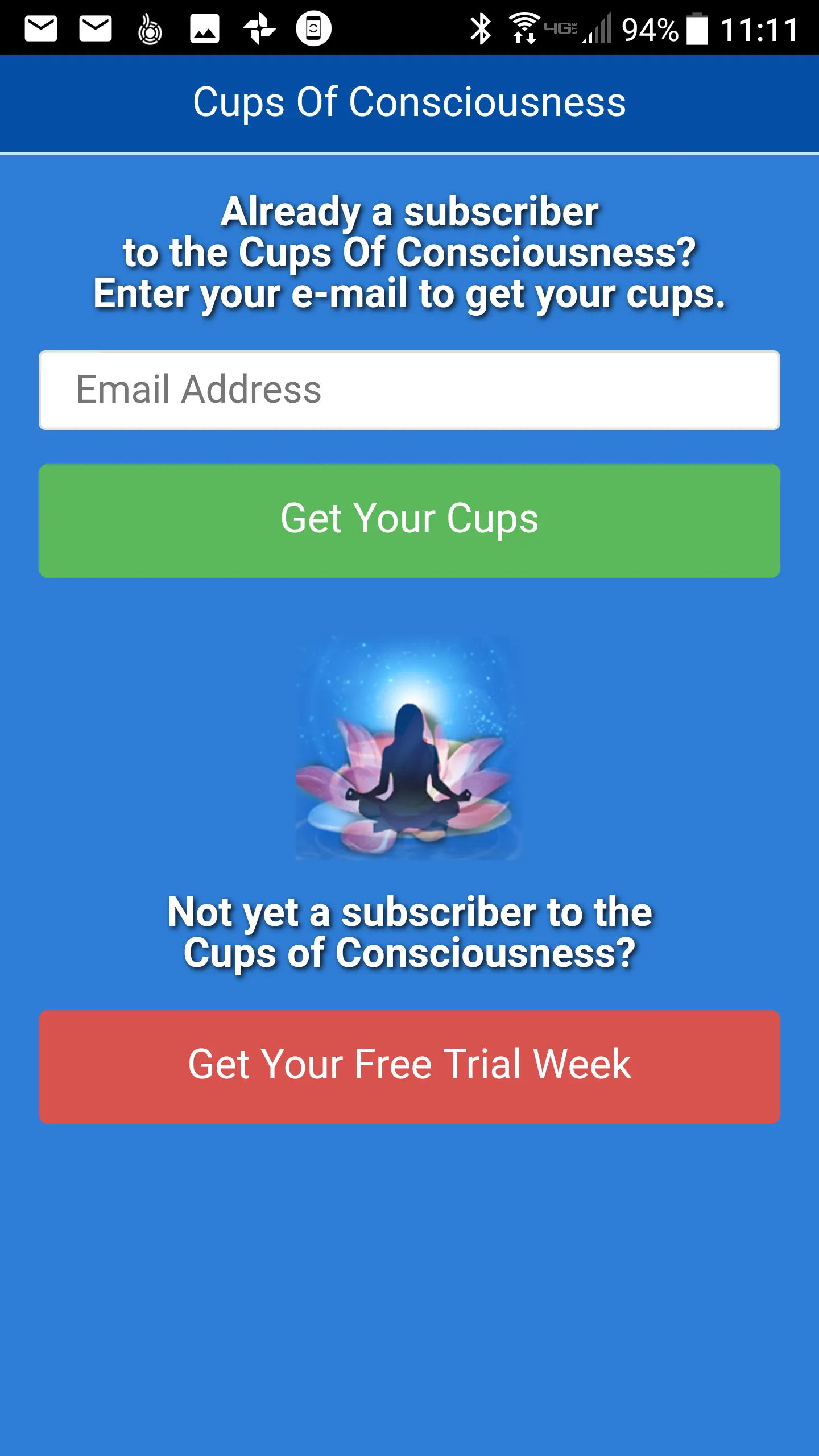 Cups of Consciousness - Daily  | Indus Appstore | Screenshot